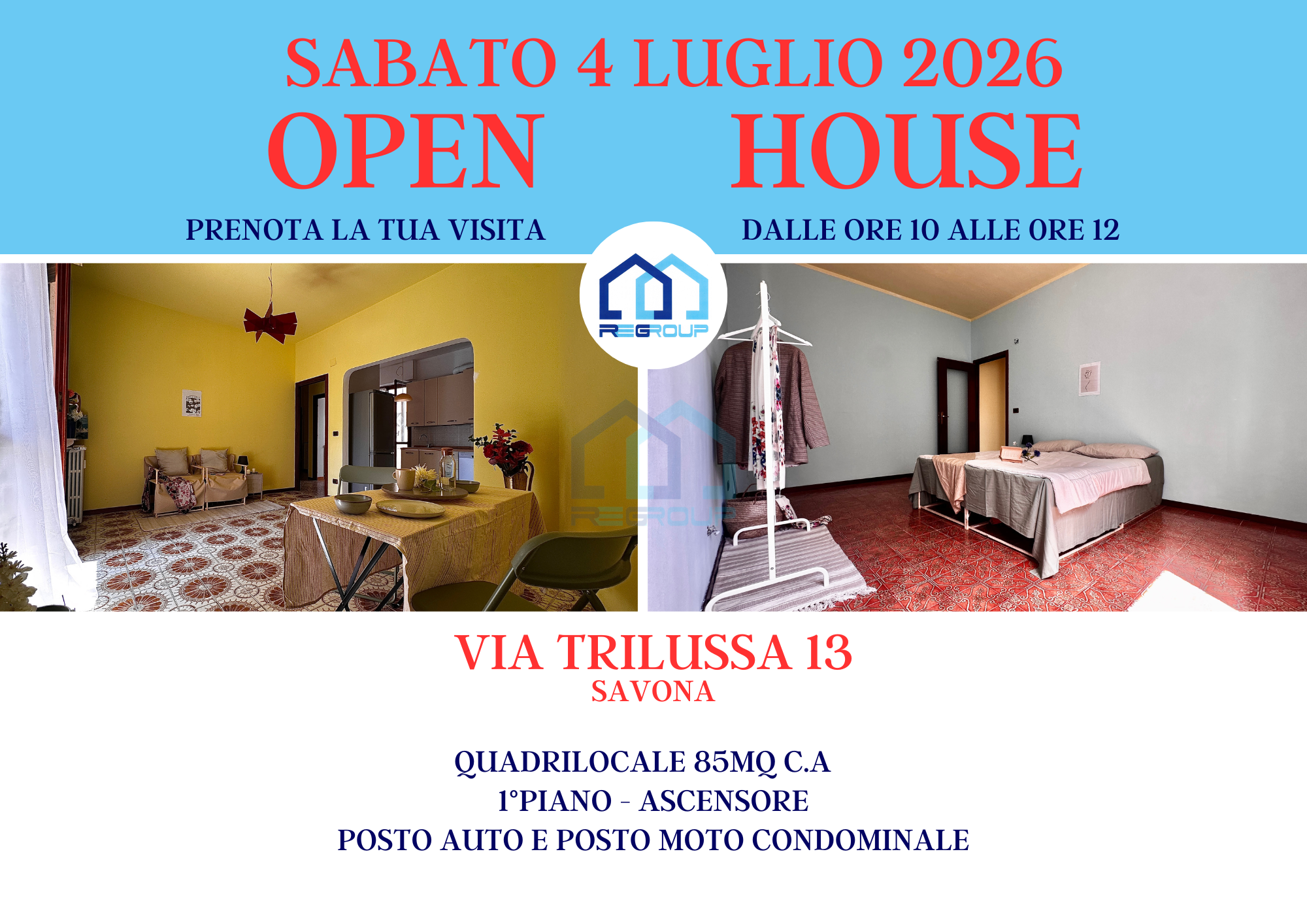 Appartamento con giardino in via trilussa 13, Savona