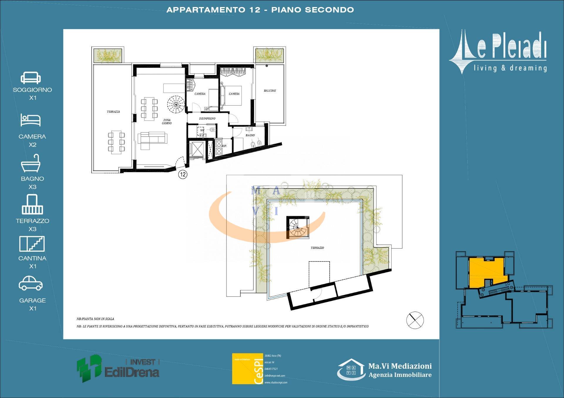 Attico in vendita a Riva del Garda, Riva