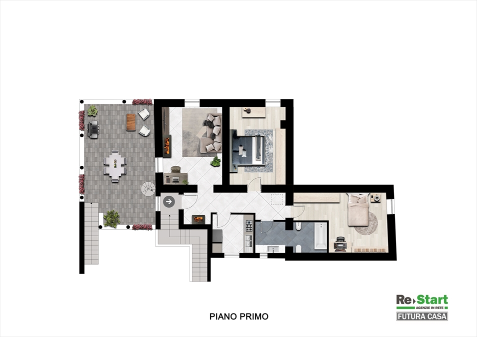 Quadrilocale con box in via anelli fieramosca, Chieti