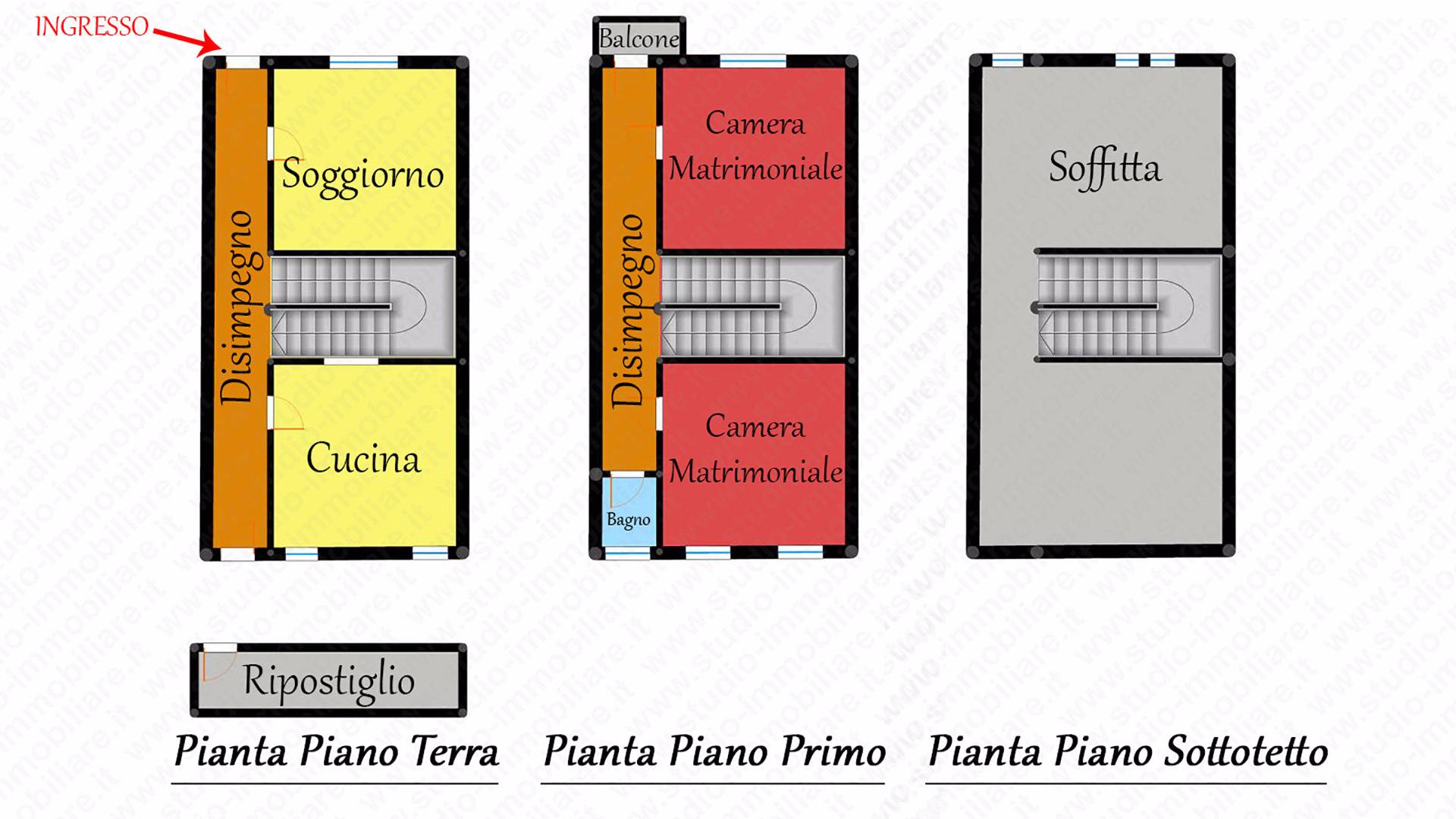 Porzione di fabbricato in vendita a Bergantino