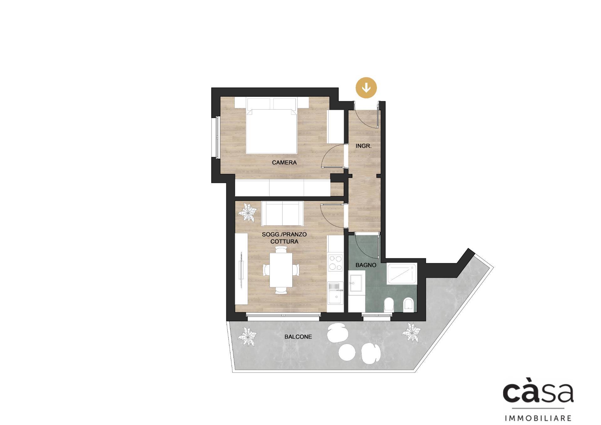 Appartamento in vendita a Varese