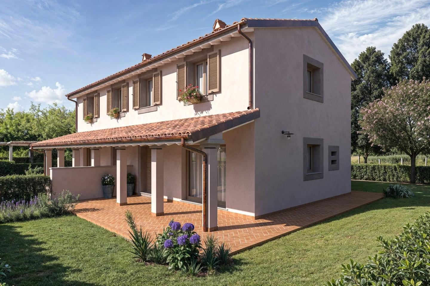 Villa Bifamiliare con giardino a Peccioli