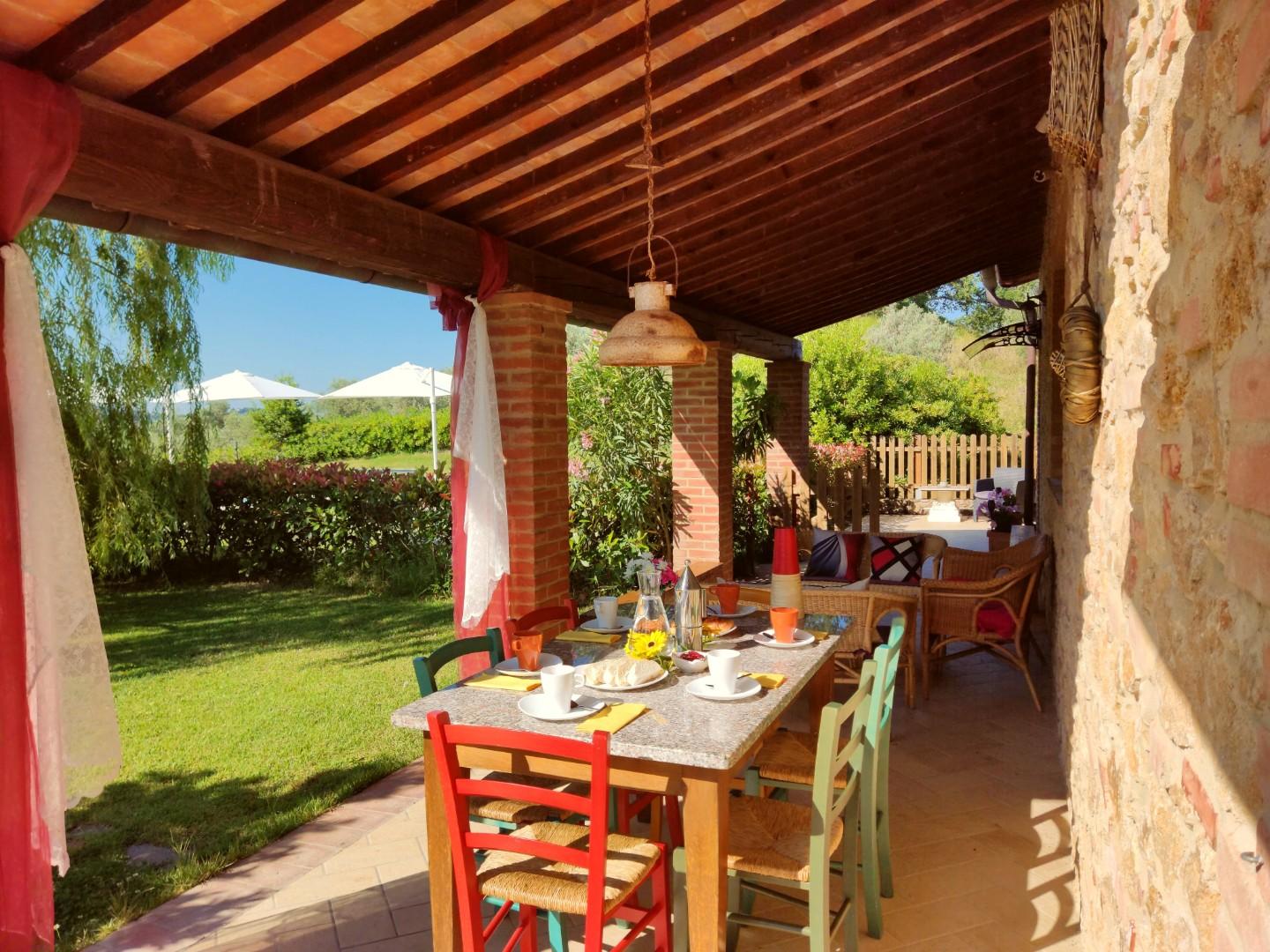 Rustico con giardino a Volterra