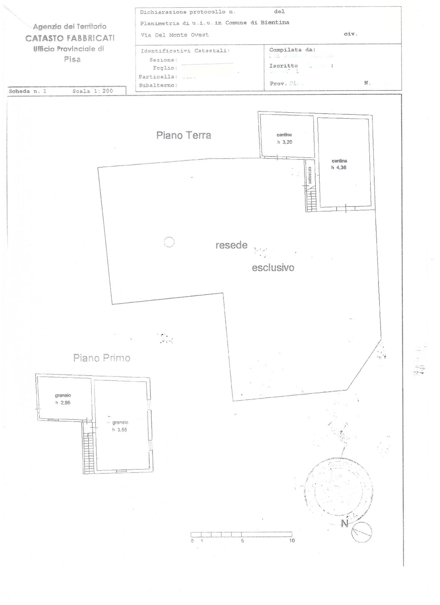 Villa con giardino a Bientina