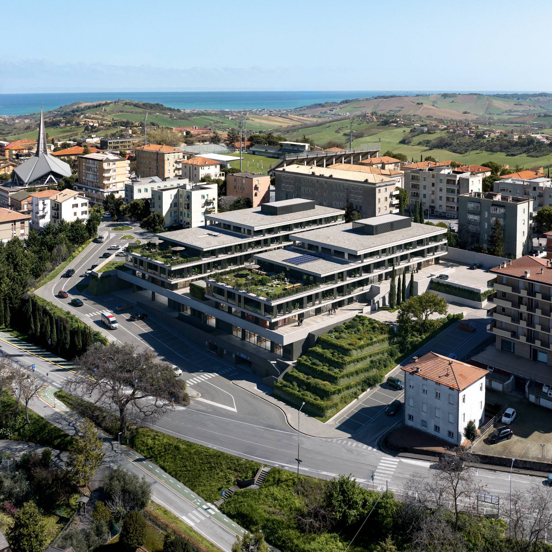 Appartamento in vendita a Fermo, Viale Trento