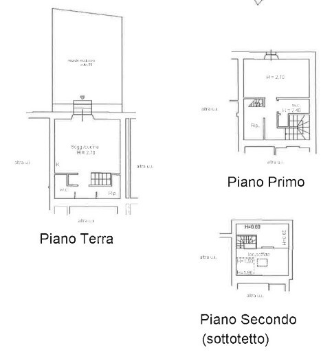 Trilocale in vendita in strada di salteano, Asciano