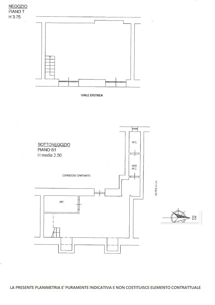 Negozio in affitto a Roma