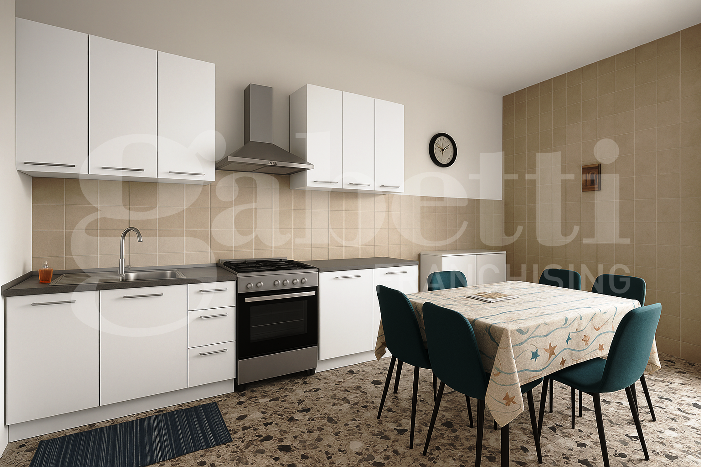 Trilocale arredato in affitto a Marano Marchesato