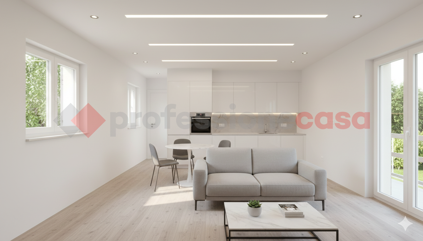 Trilocale con giardino a Arezzo