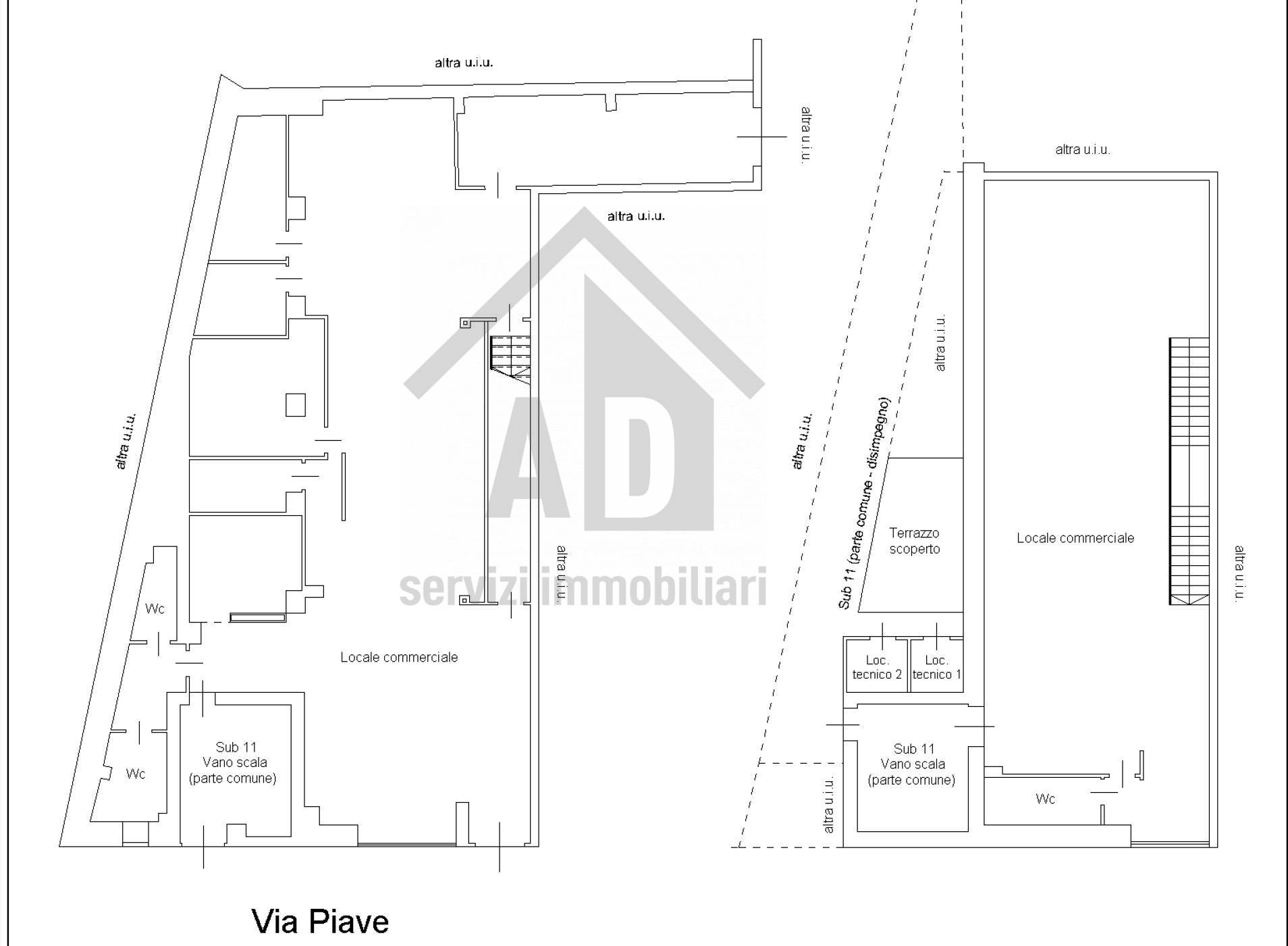 Locale commerciale in vendita a Cosenza, Via Piave