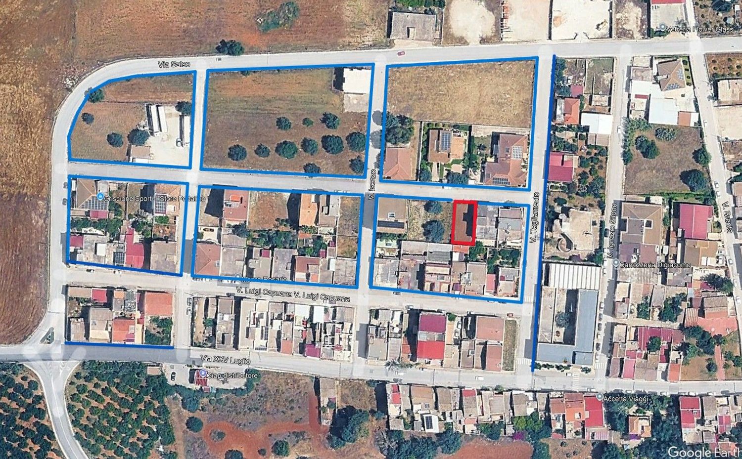 Terreno in vendita in via via nino martoglio 4, Comiso