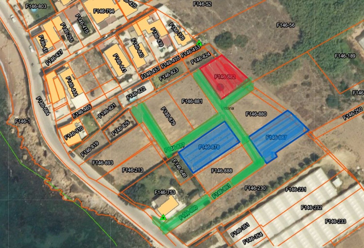 Terreno in vendita in via via riviera lanterna 310, Vittoria
