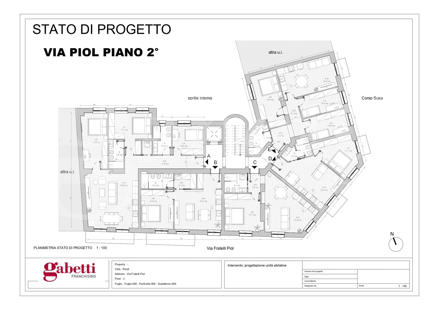 Bilocale ristrutturato a Rivoli