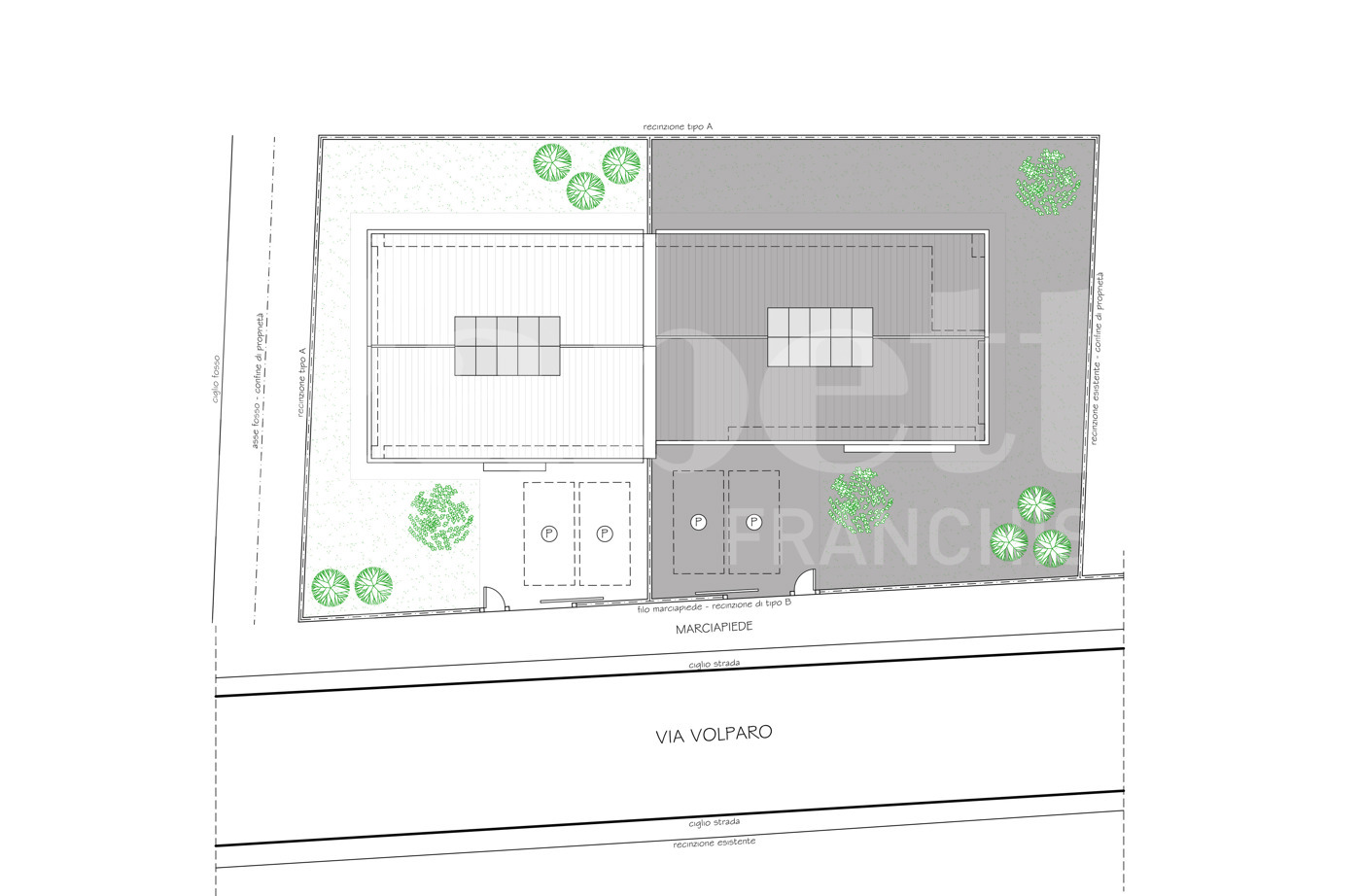 Villa Bifamiliare con giardino a Polverara