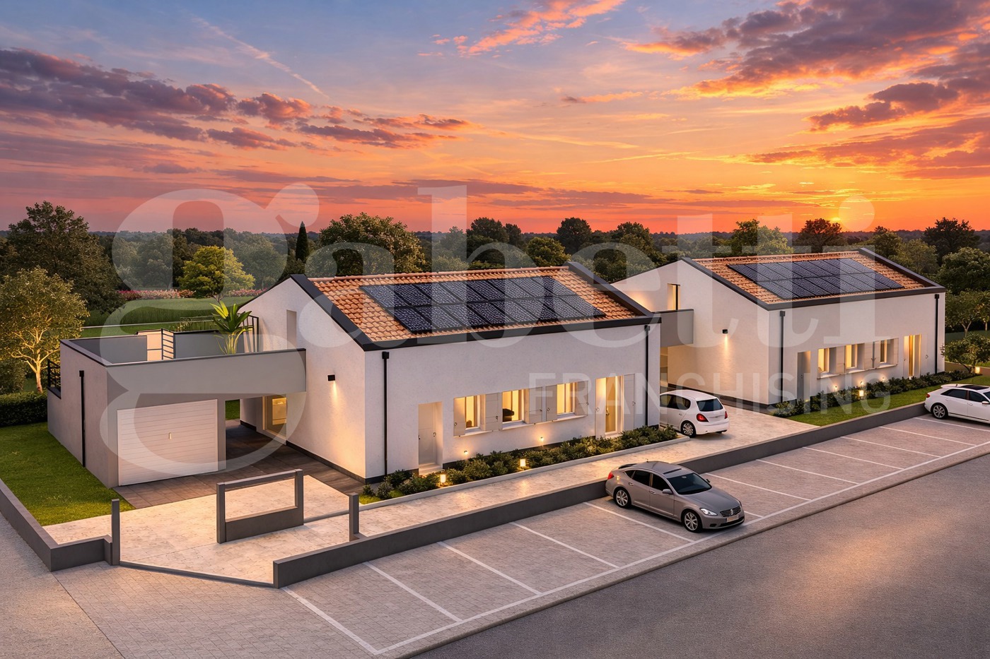 Villa Bifamiliare con giardino a Piove di Sacco