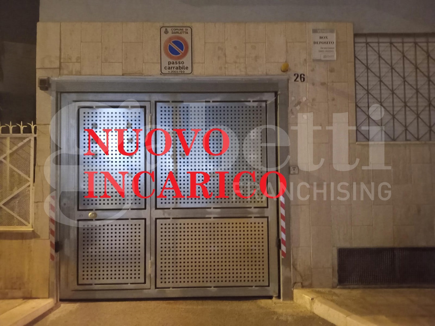 Box/Garage 25mq in vendita a Barletta