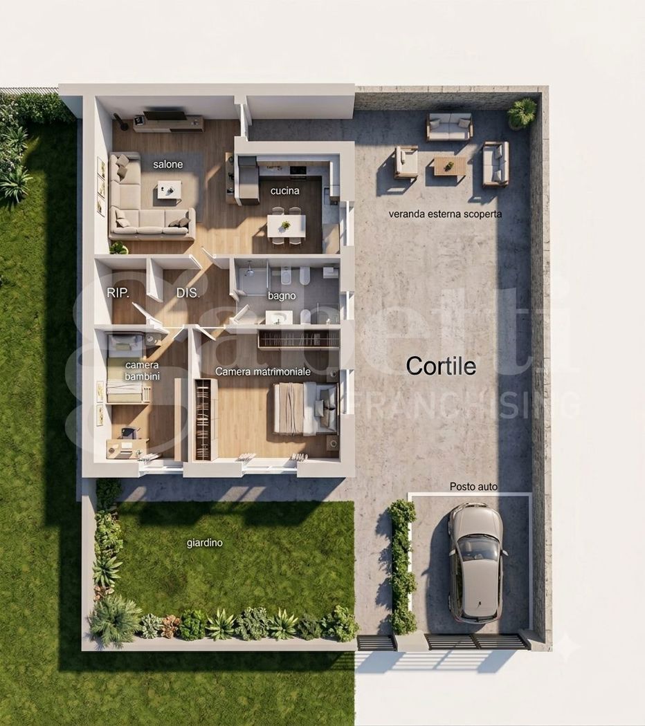 Villa con giardino a Margherita di Savoia