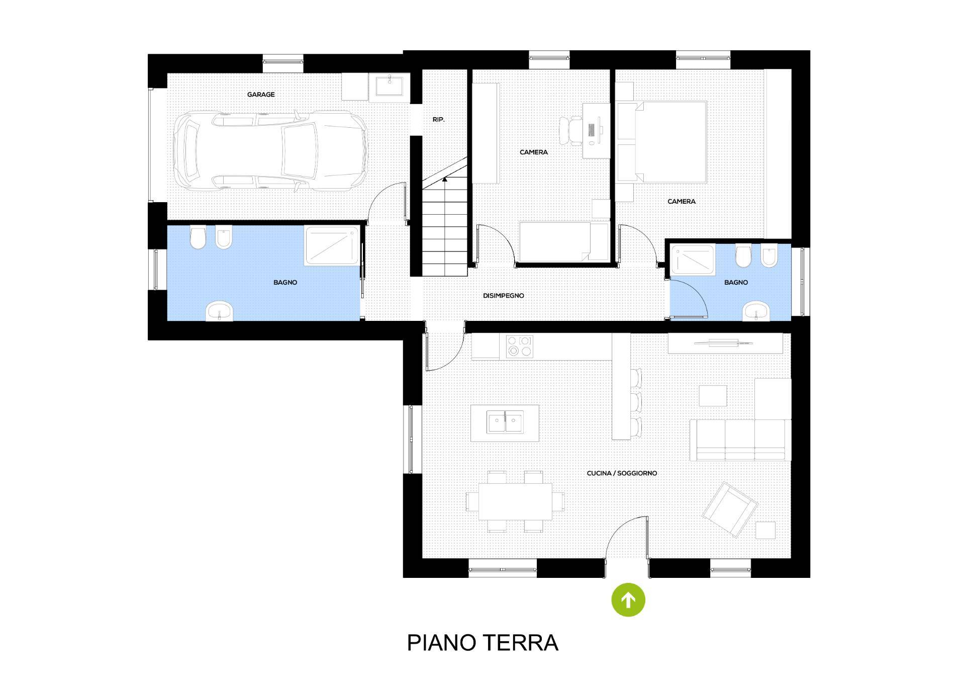 Villa - Casa indipendente in vendita a Cento, Renazzo