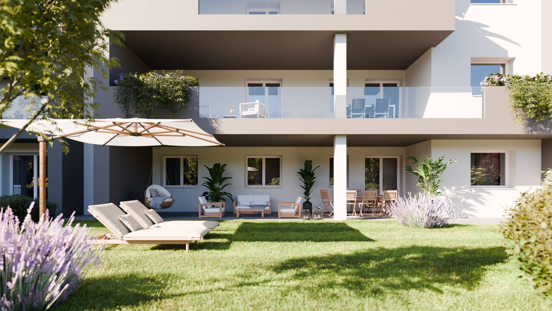 Appartamento con giardino privato in vendita a Cento