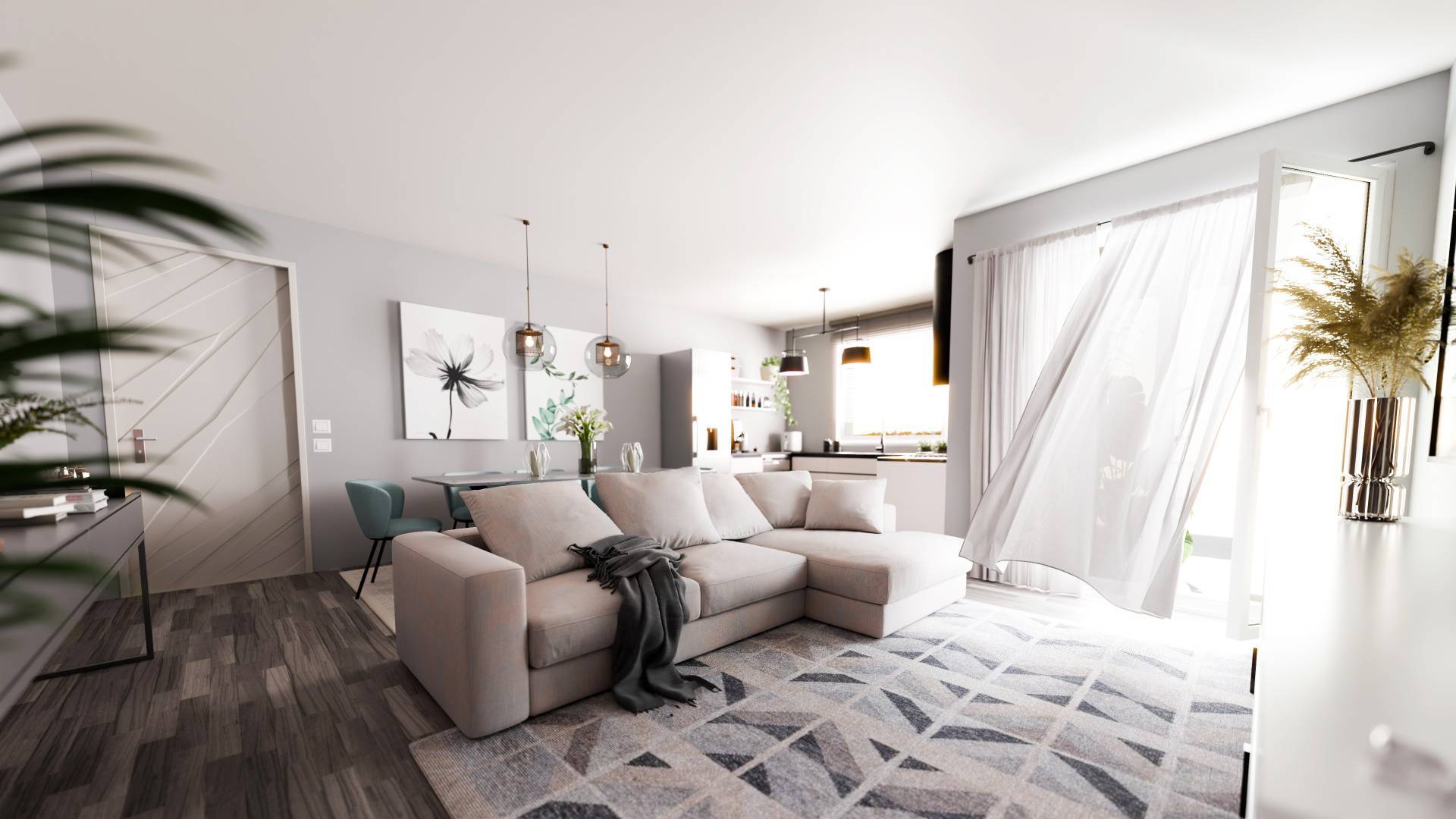 Appartamento con giardino privato in vendita a Cento