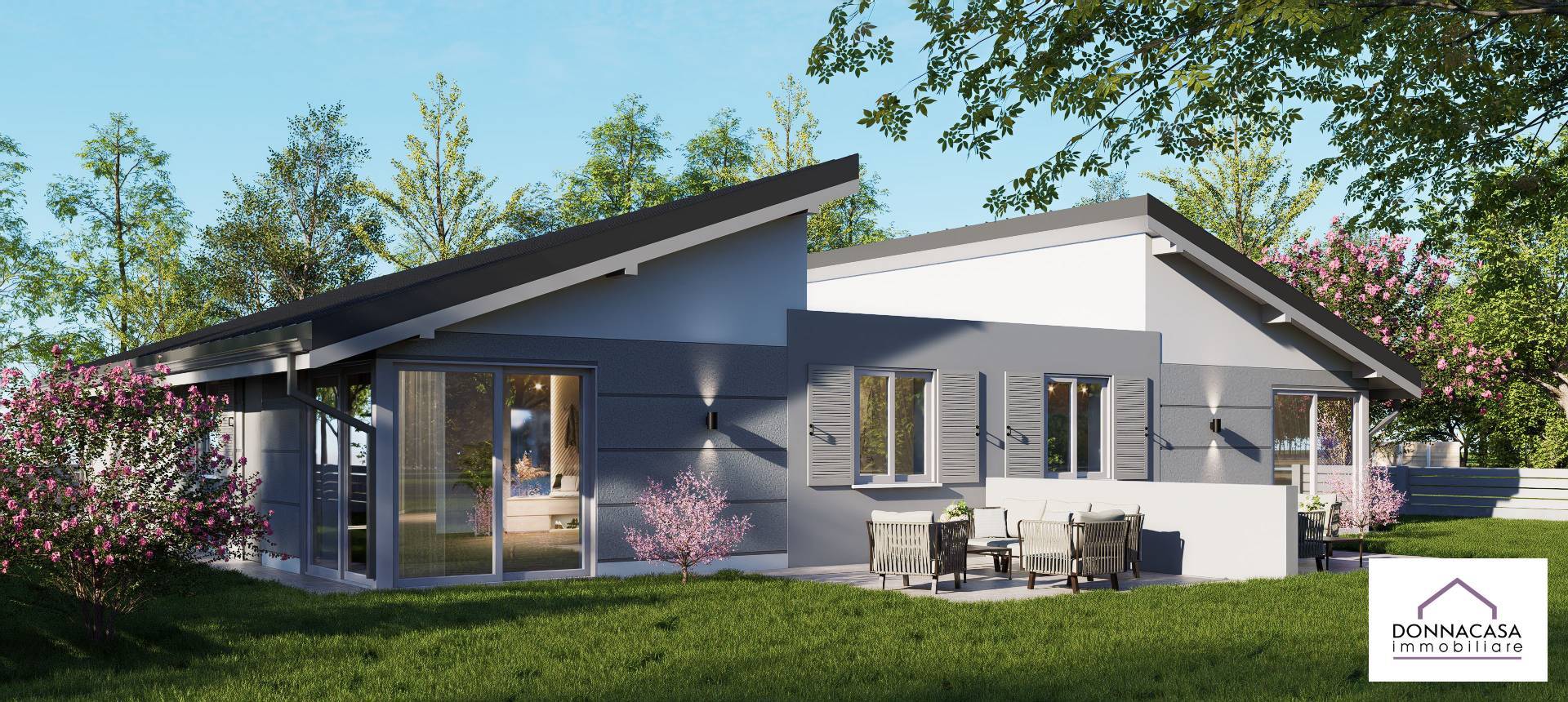 Bifamiliare con giardino in vendita a Cento