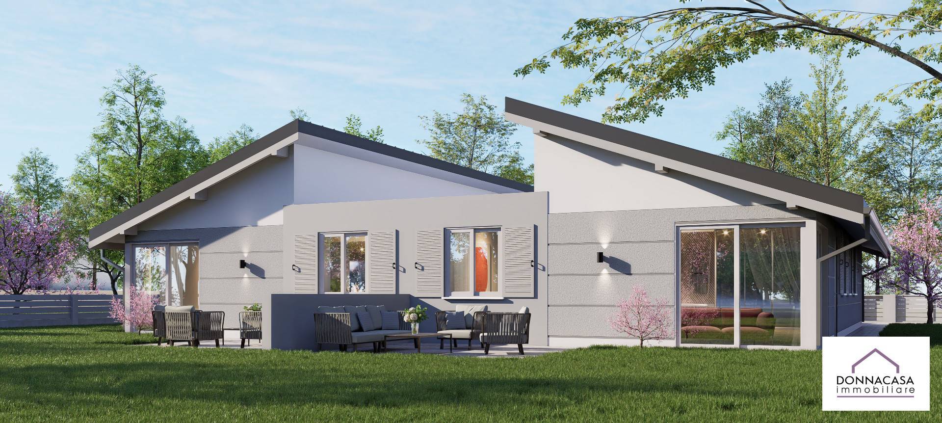 Bifamiliare con giardino in vendita a Cento