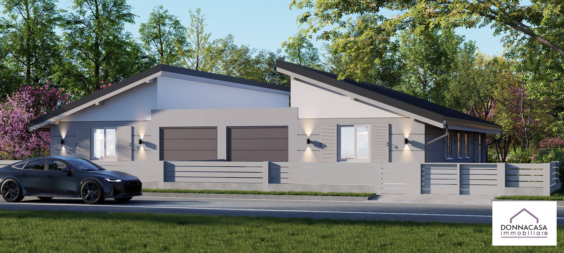 Bifamiliare con giardino in vendita a Cento