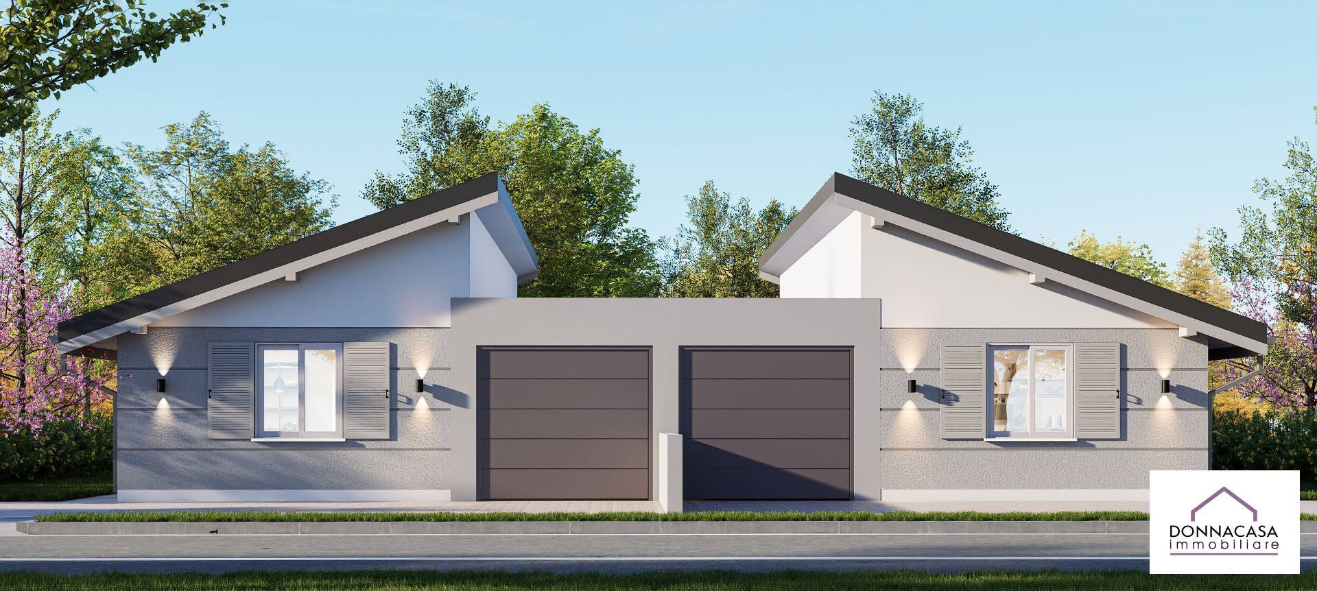 Bifamiliare con giardino in vendita a Cento