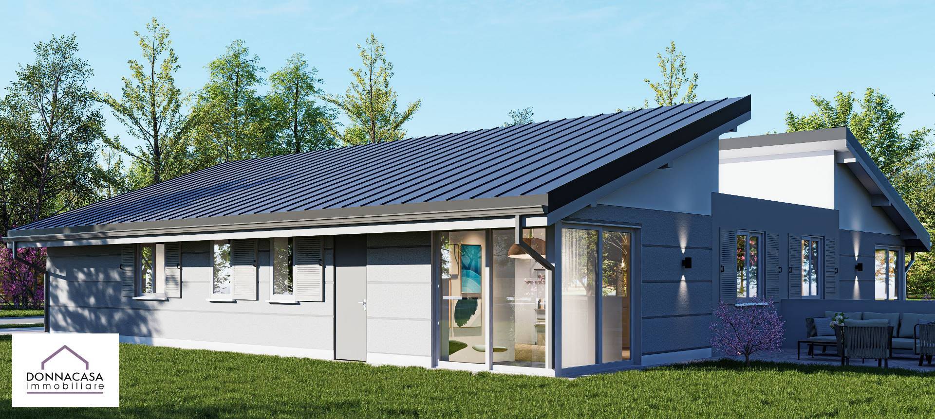 Bifamiliare con giardino in vendita a Cento