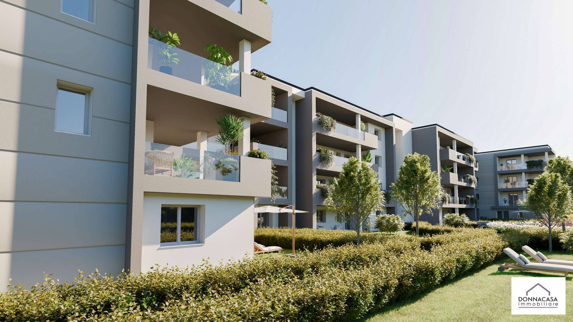 Appartamento con giardino privato in vendita a Cento