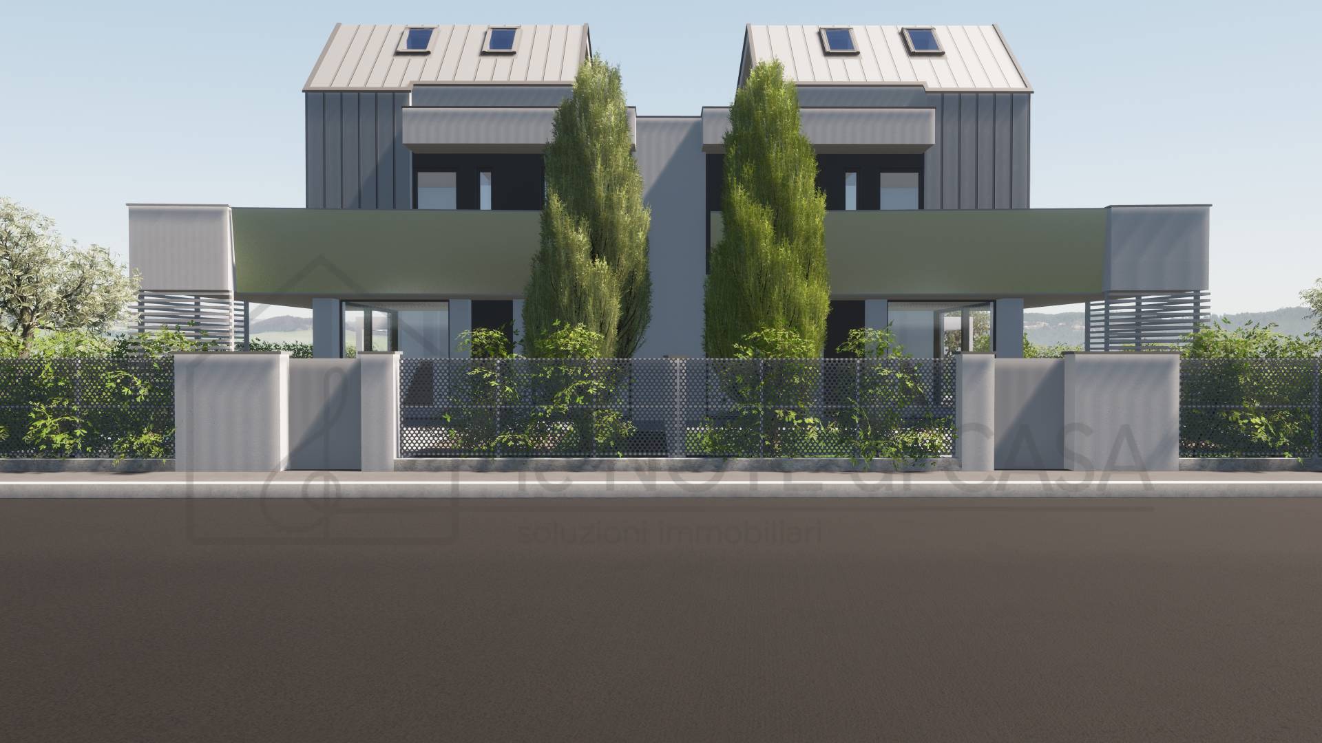 Villa bifamiliare in vendita a Cesena, CASE FINALI