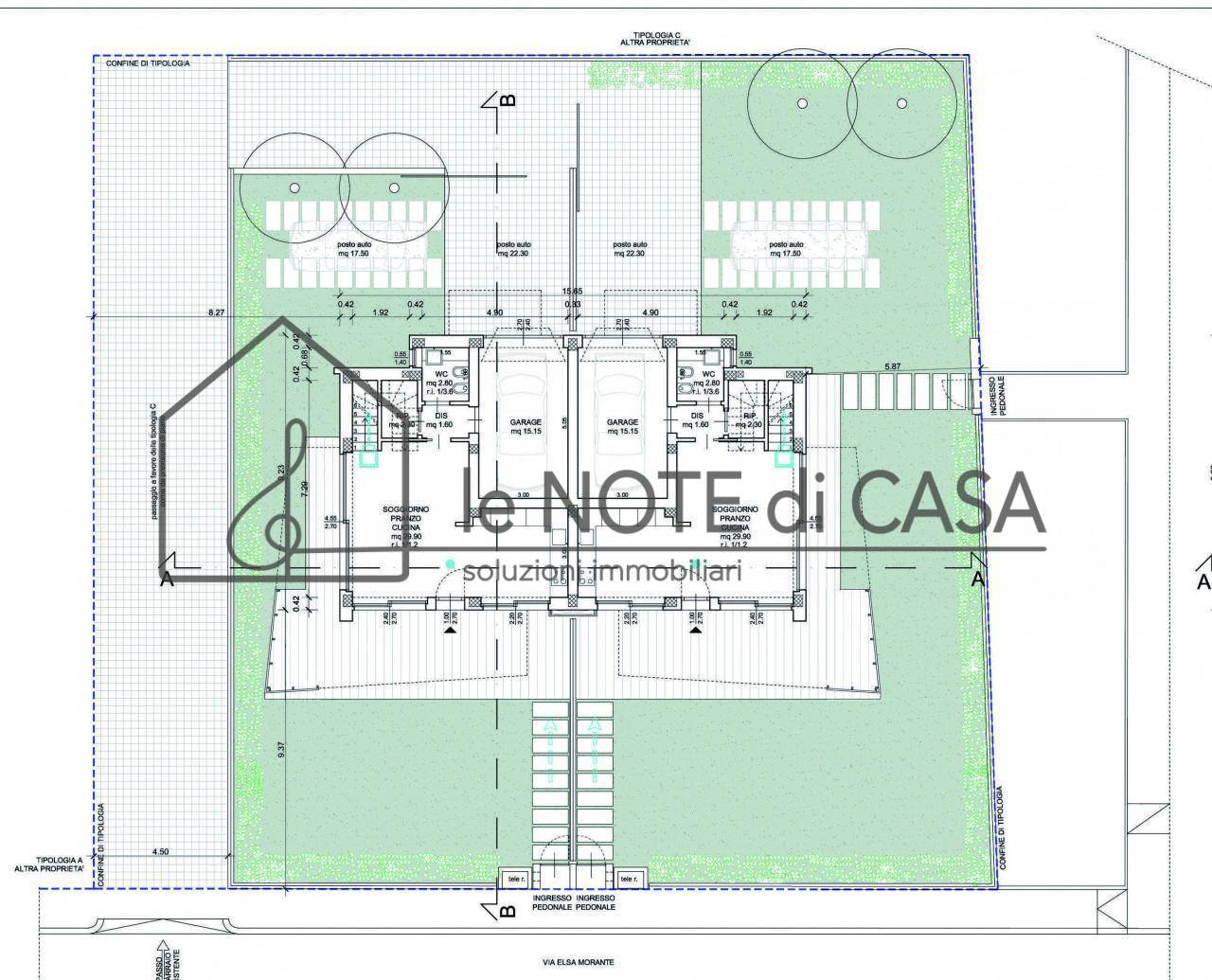 Villa bifamiliare in vendita a Cesena, CASE FINALI