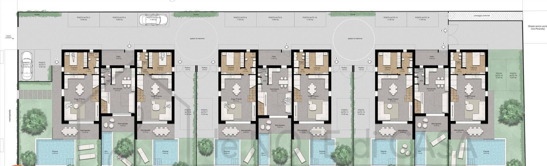 Villette a schiera in vendita a Cervia, Pinarella