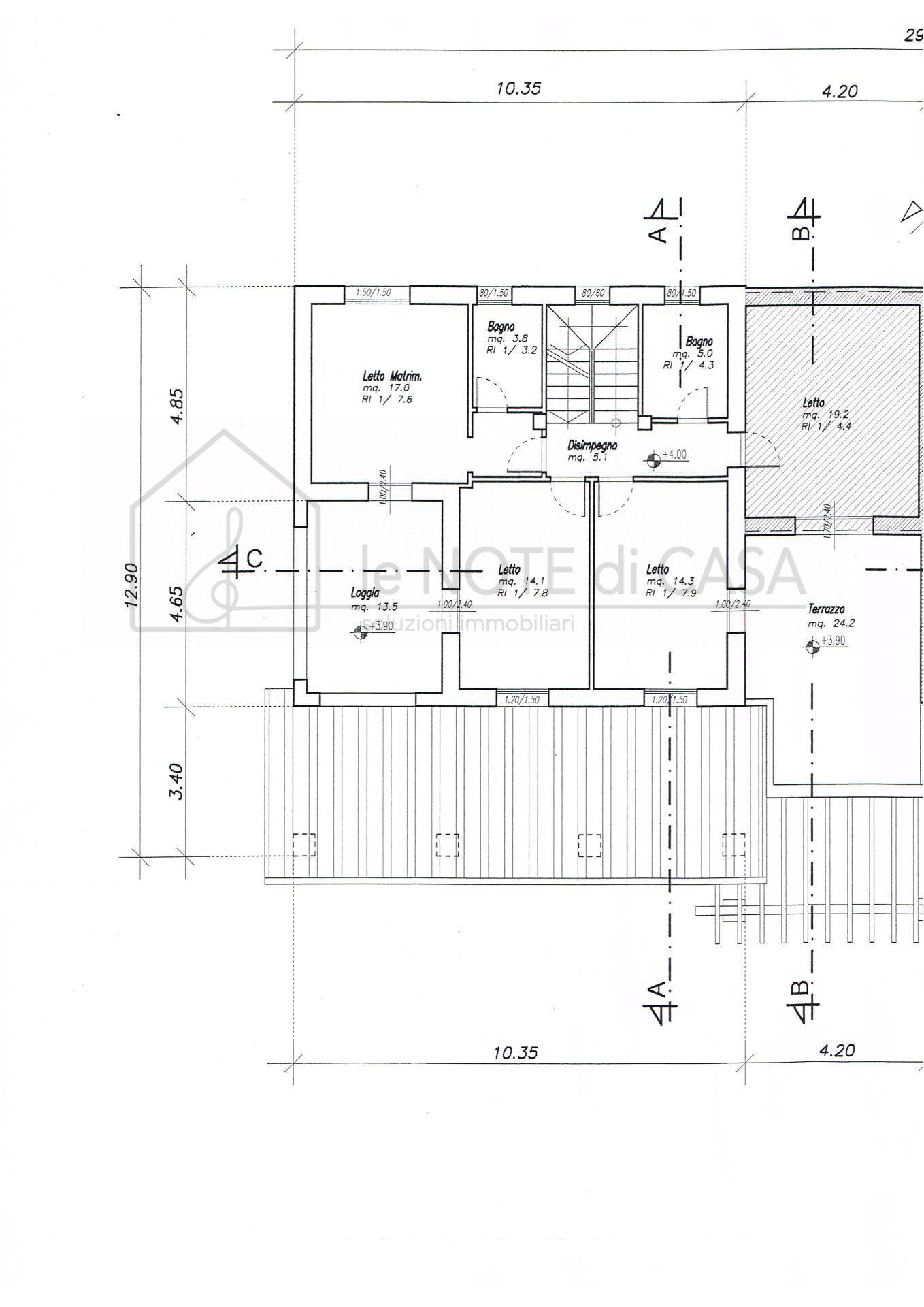 Casa semindipendente in vendita a Cesena, Martorano