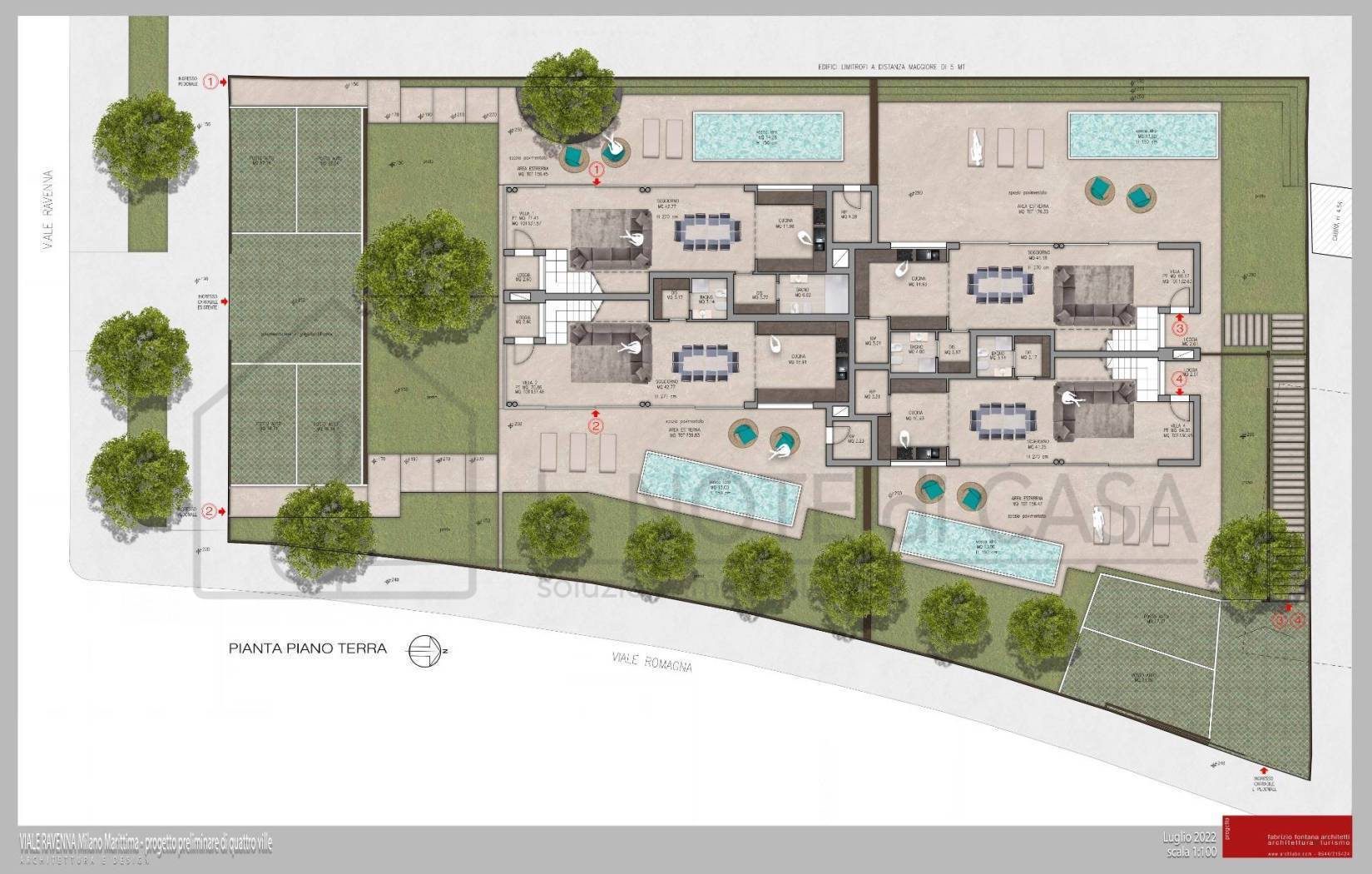 Villa in vendita a Cervia, Milano Marittima