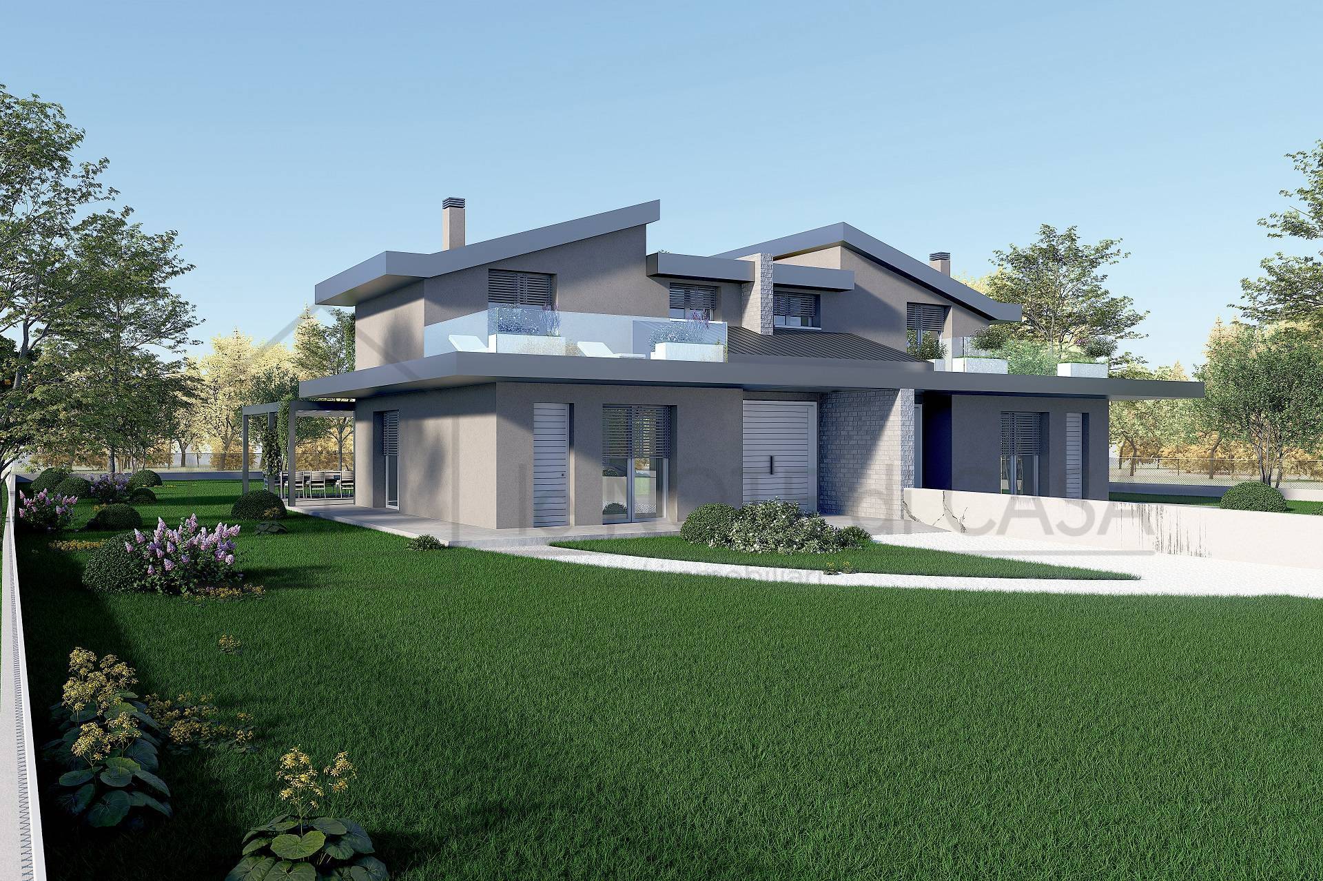 Casa semindipendente in vendita a Cesena, Ronta