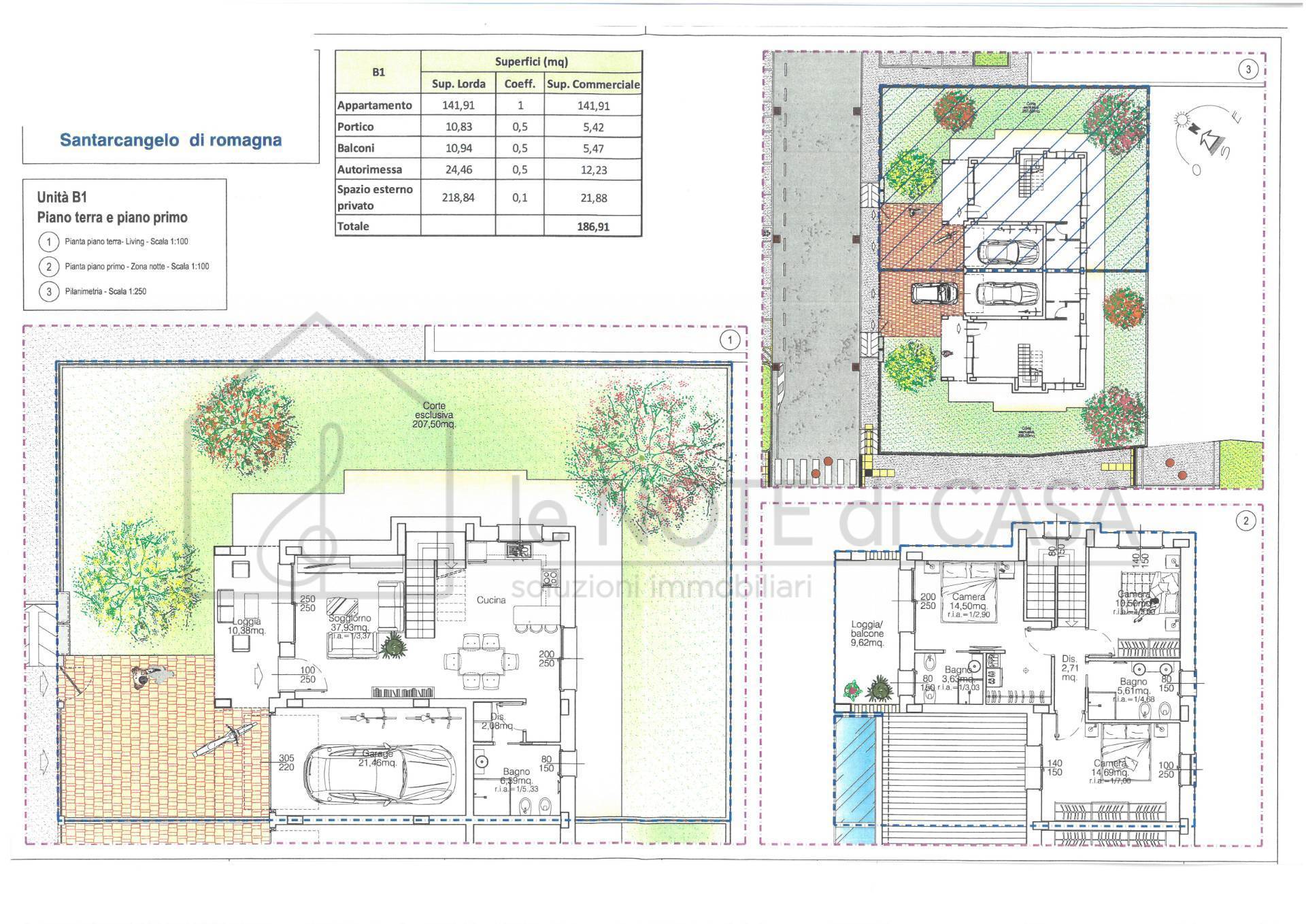 Villa bifamiliare in vendita a Santarcangelo di Romagna
