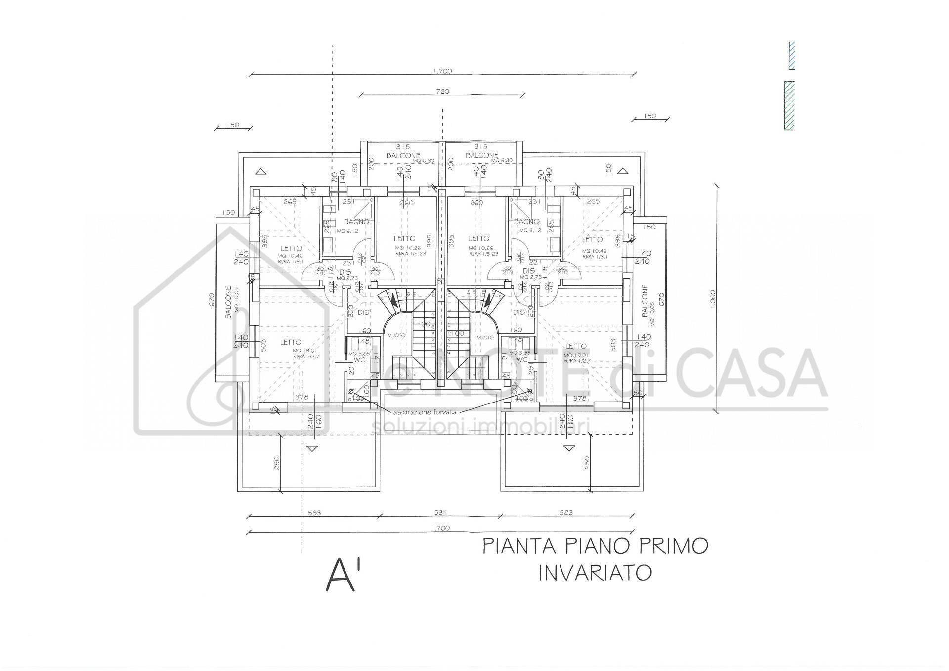 Villa bifamiliare in vendita a Cesena, Martorano
