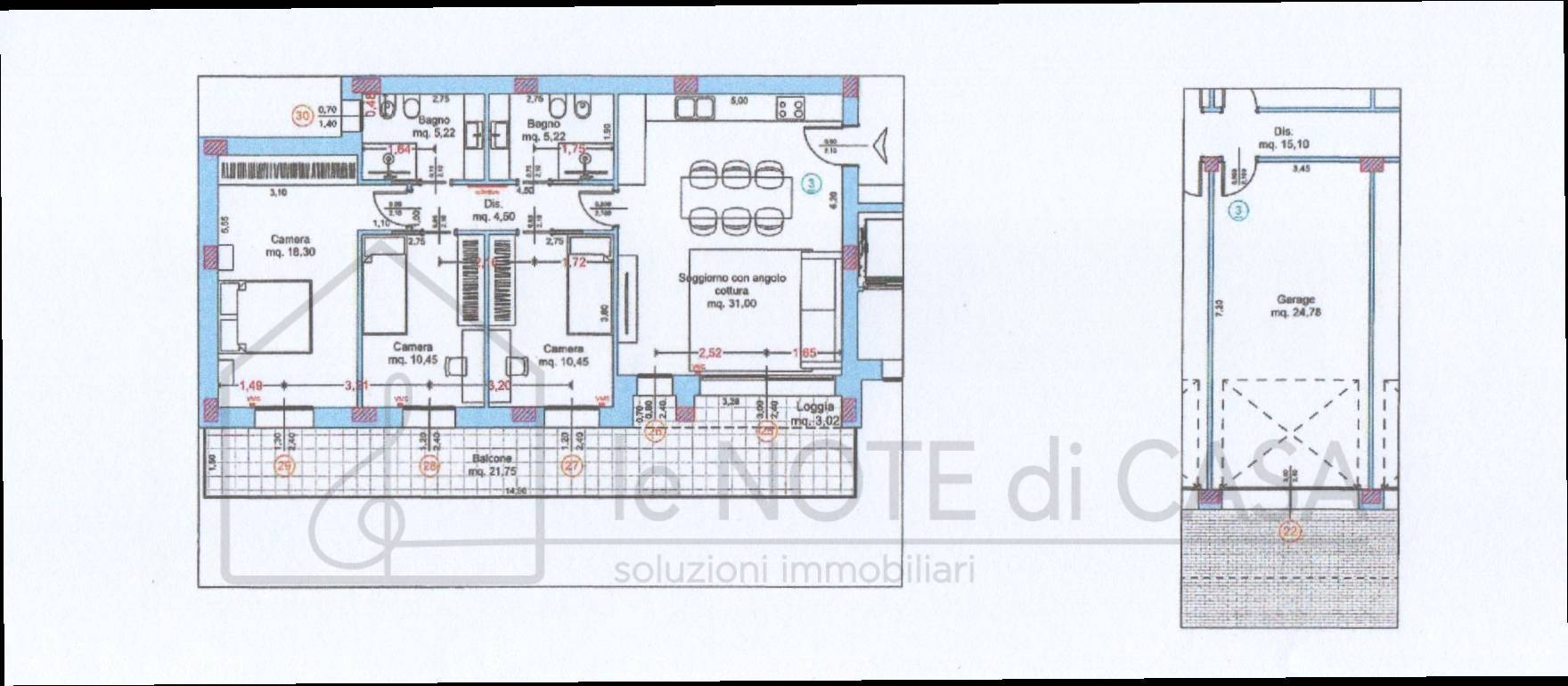 QUADRILOCALE in vendita a Cesenatico, Villamarina