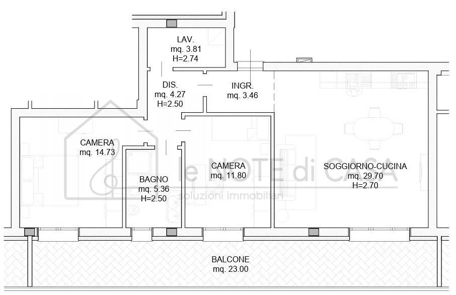 Appartamento in vendita a Cesena, San Mauro in Valle