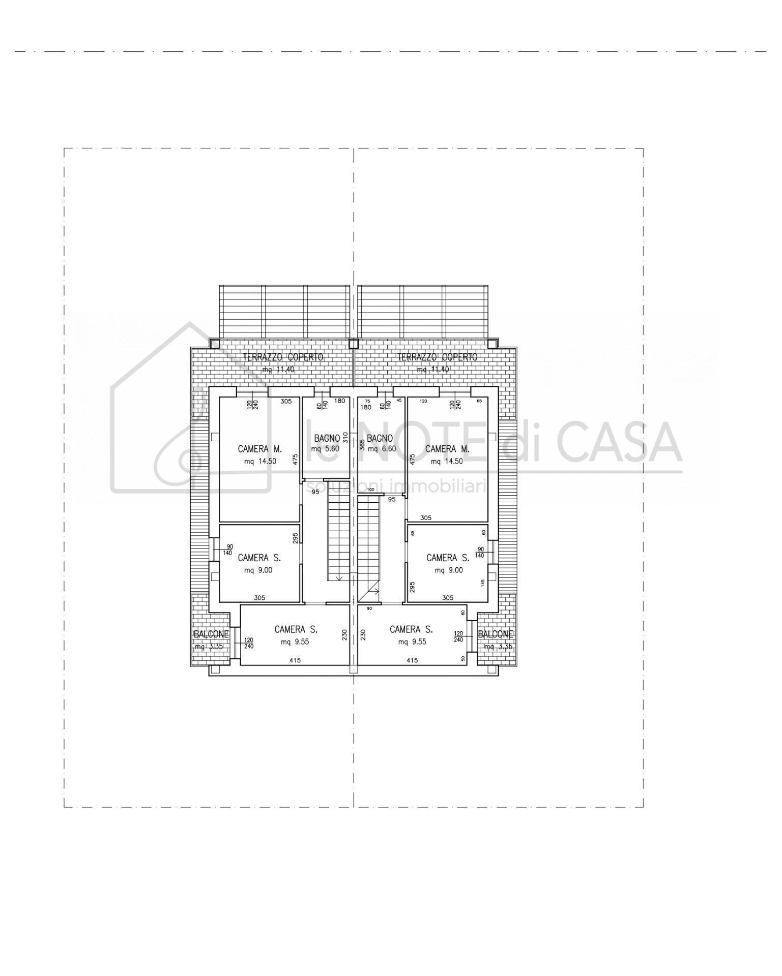 Villa bifamiliare in vendita a Cesena, Bagnile