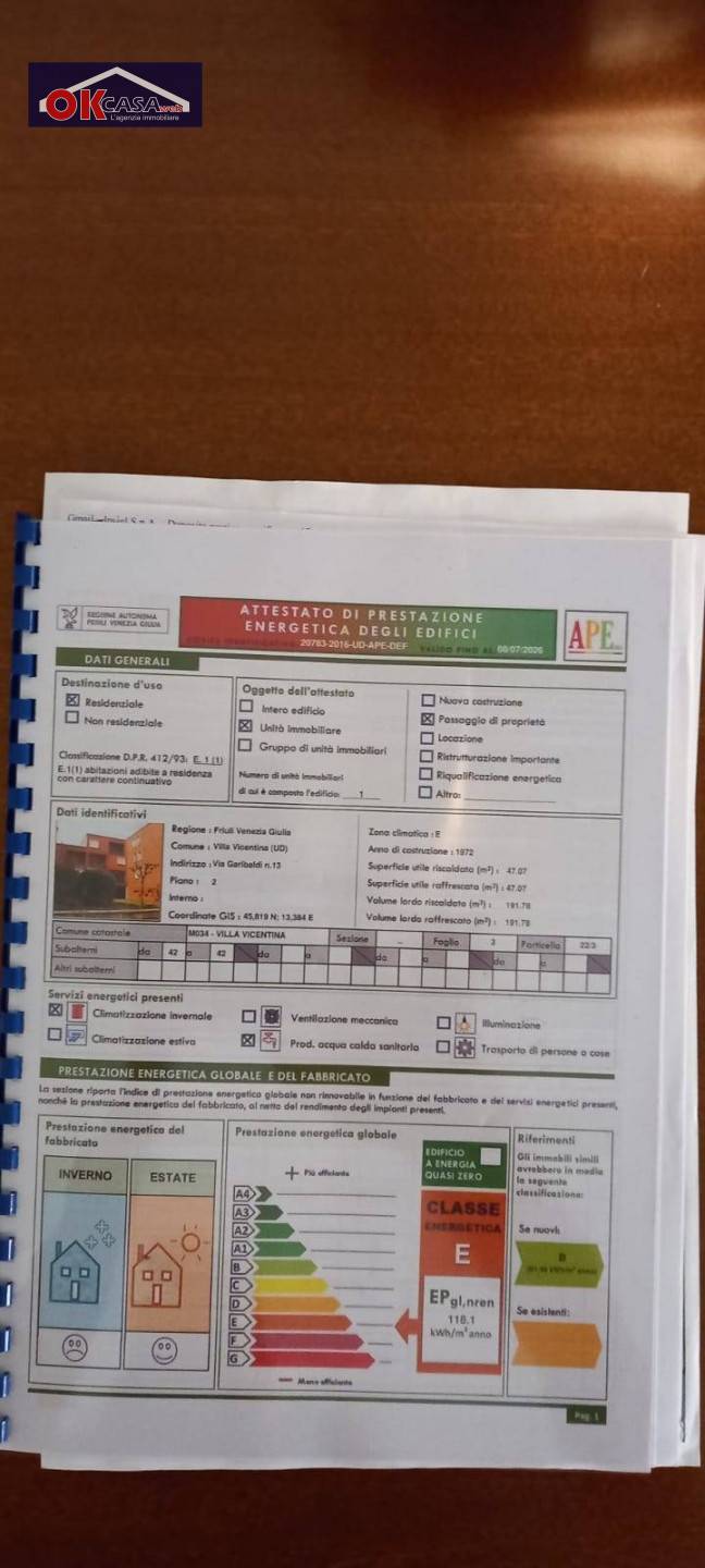 Appartamento in vendita a Fiumicello Villa Vicentina