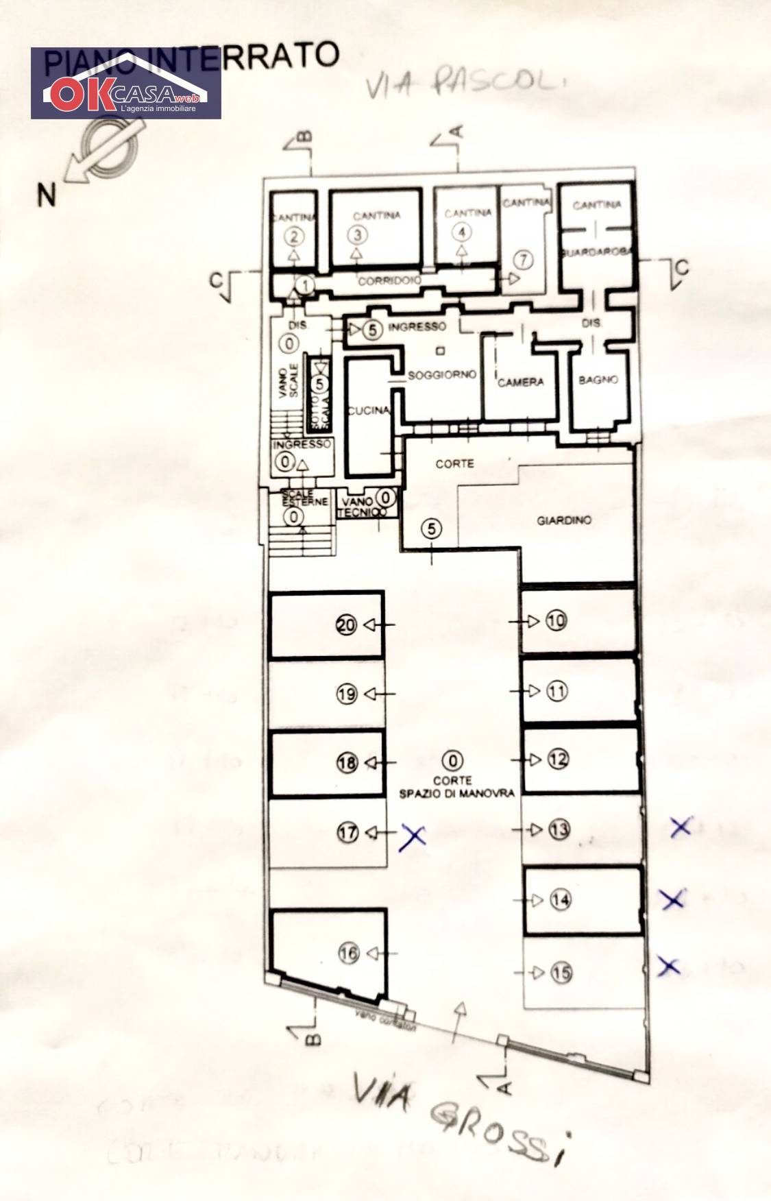 Posto auto scoperto in vendita a Gorizia