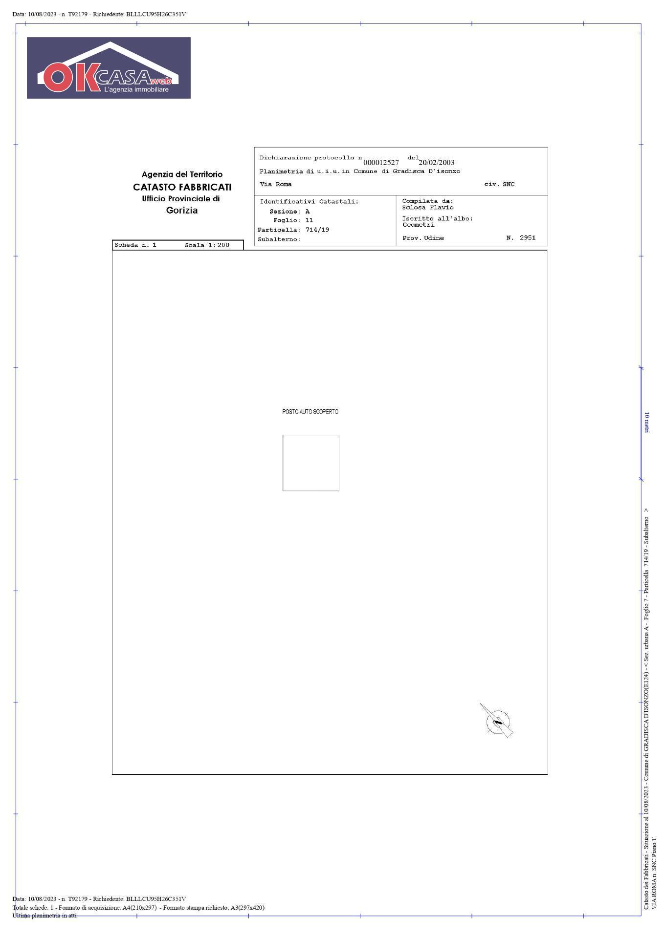 Appartamento con giardino in vendita a Gradisca d'Isonzo