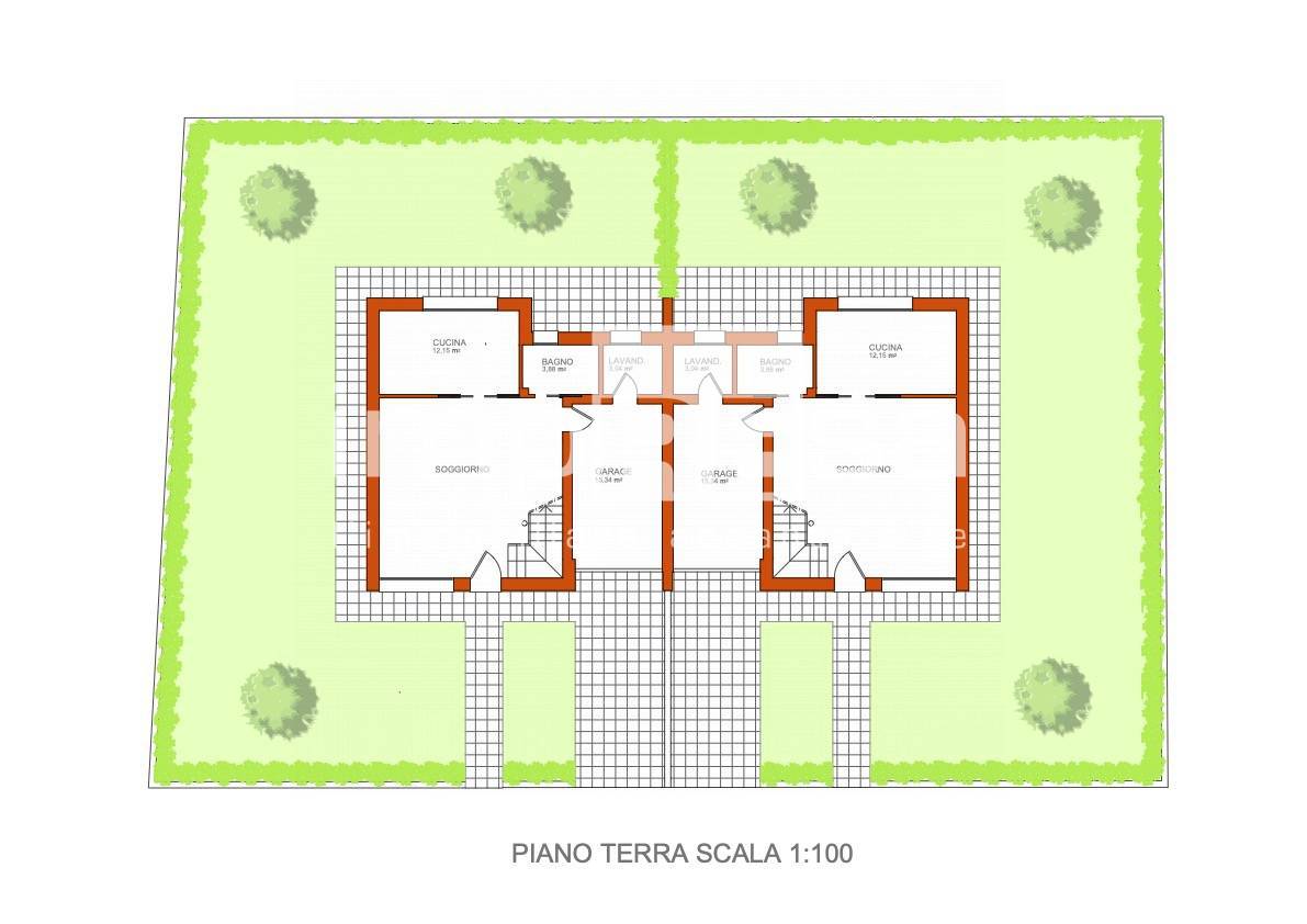 Abbinata/Bifamiliare in vendita a Mogliano Veneto