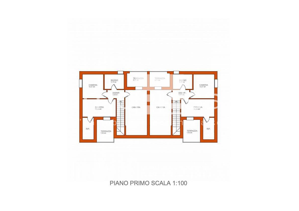 Abbinata/Bifamiliare in vendita a Mogliano Veneto