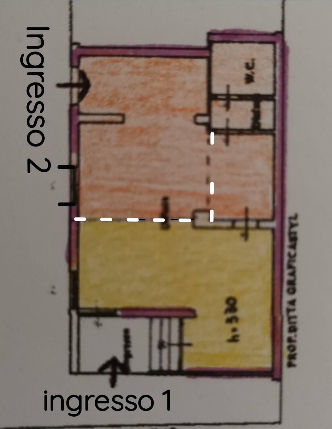 fondo ad uso ufficio in affitto a Altopascio