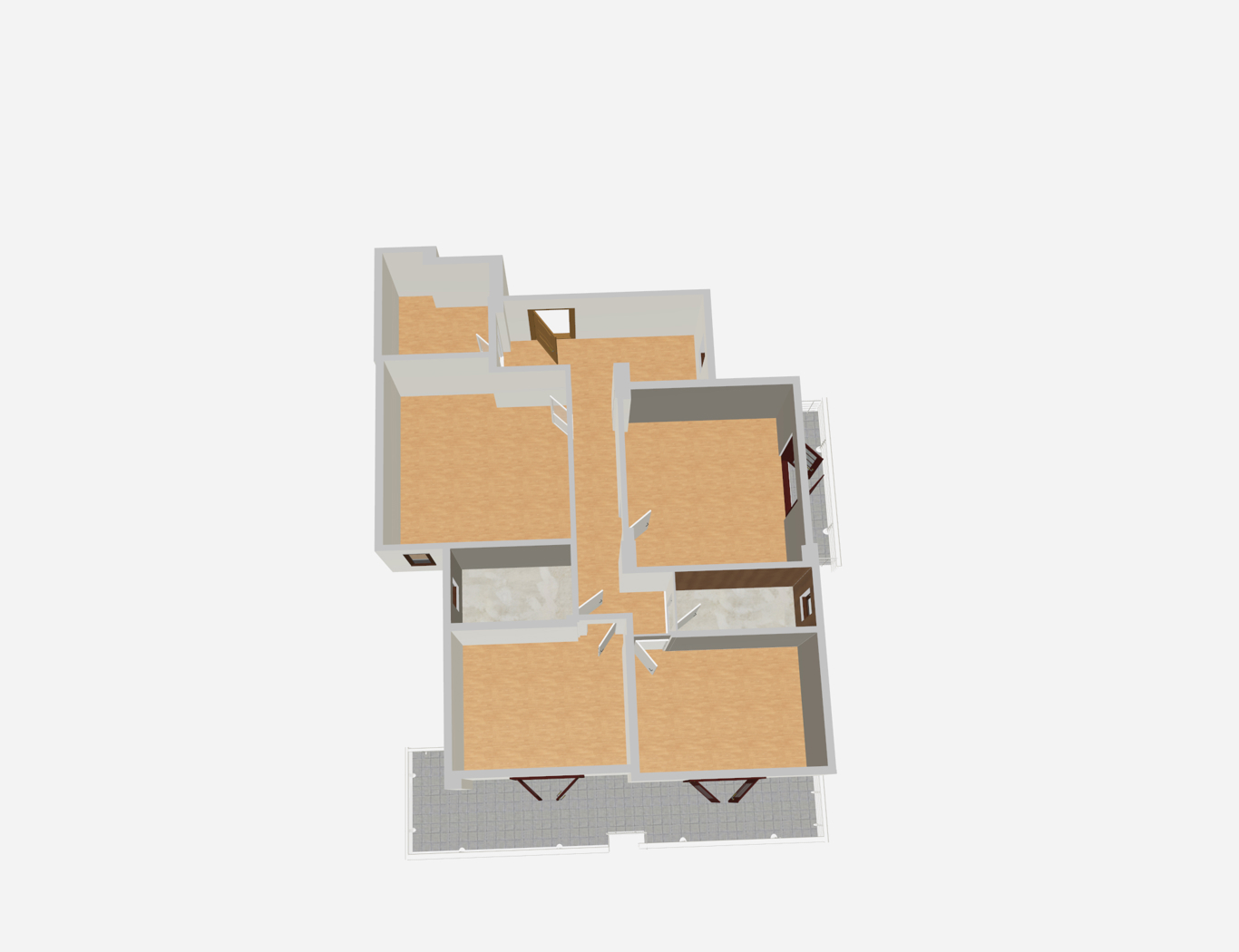 Trilocale con box a Scafati