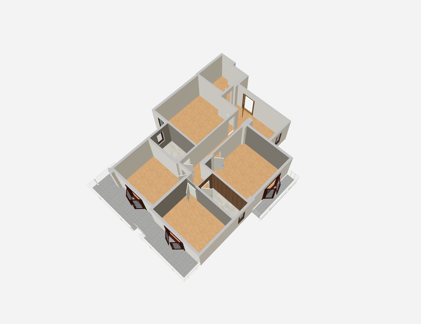 Trilocale con box a Scafati