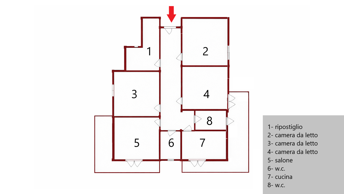 Quadrilocale in vendita a Scafati